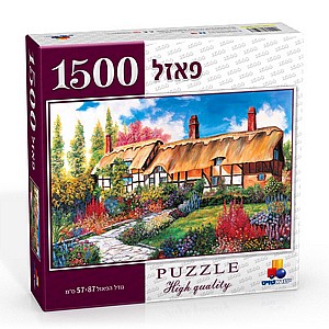 פאזל 1500 חלקים בית ציורי יפייפה פאזל 1500 חלקים בית ציורי יפייפה